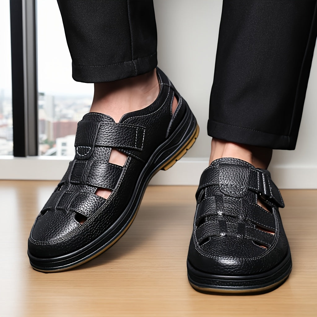 Oscar - Sandales Cuir Confortables Homme
