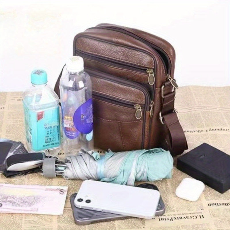 Manuel - Sacoche Cuir Pratique Homme