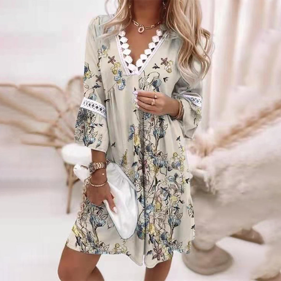 Stéphanie - Robe Dentelle Bohème D'Été