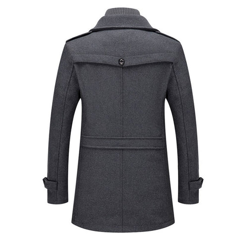 Laurent - Manteau Classique Long Laine