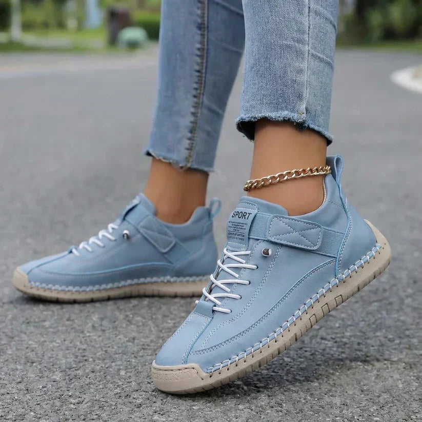 Juliette | Baskets Chic Cuir Plates