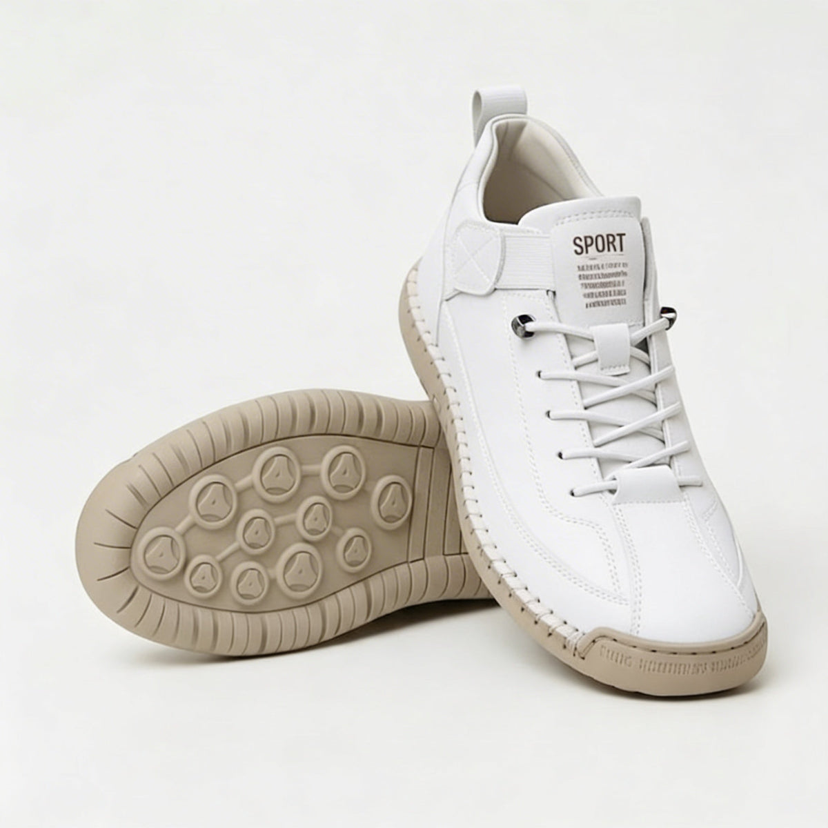 Juliette | Baskets Chic Cuir Plates
