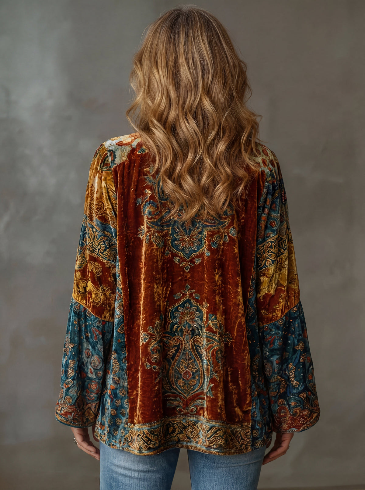 Juliette - Kimono Chic Velours Bohème
