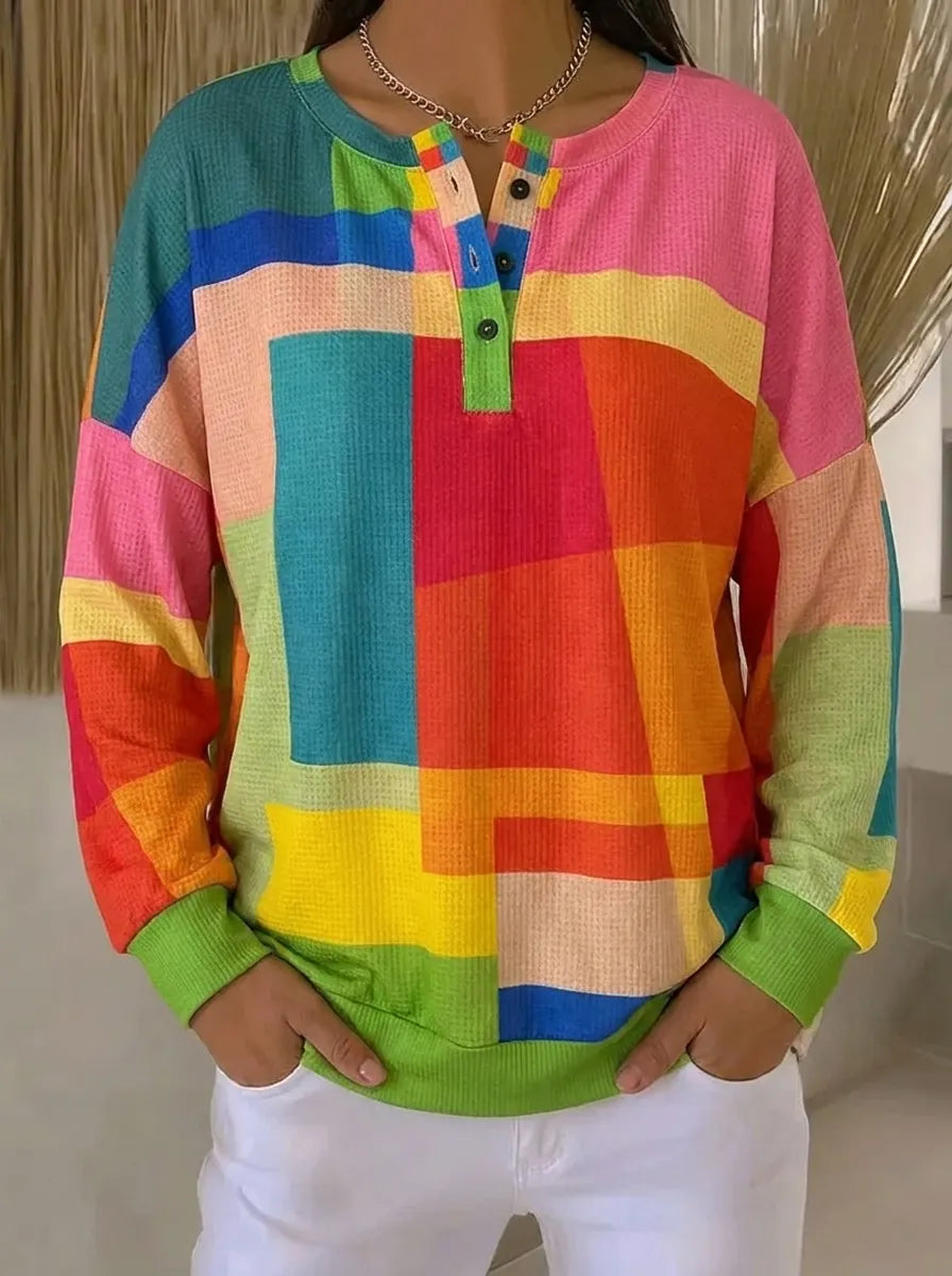 Sandrine - Sweat Chic Vintage Bicolore
