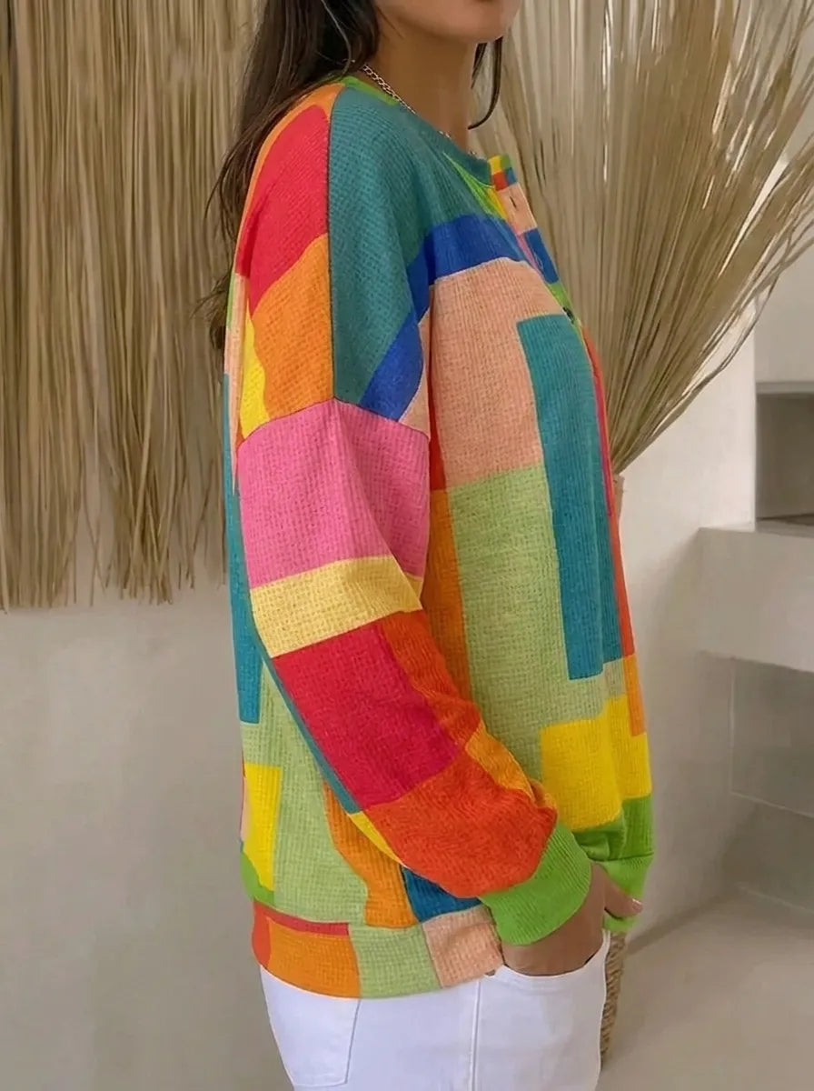 Sandrine - Sweat Chic Vintage Bicolore