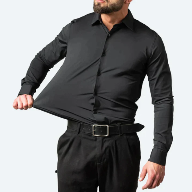 Matteo - Chemise Stretch Élégante Homme
