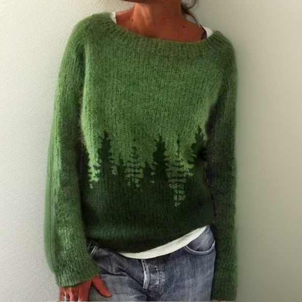 Isabelle - Pull Chic Imprimé Col Bateau