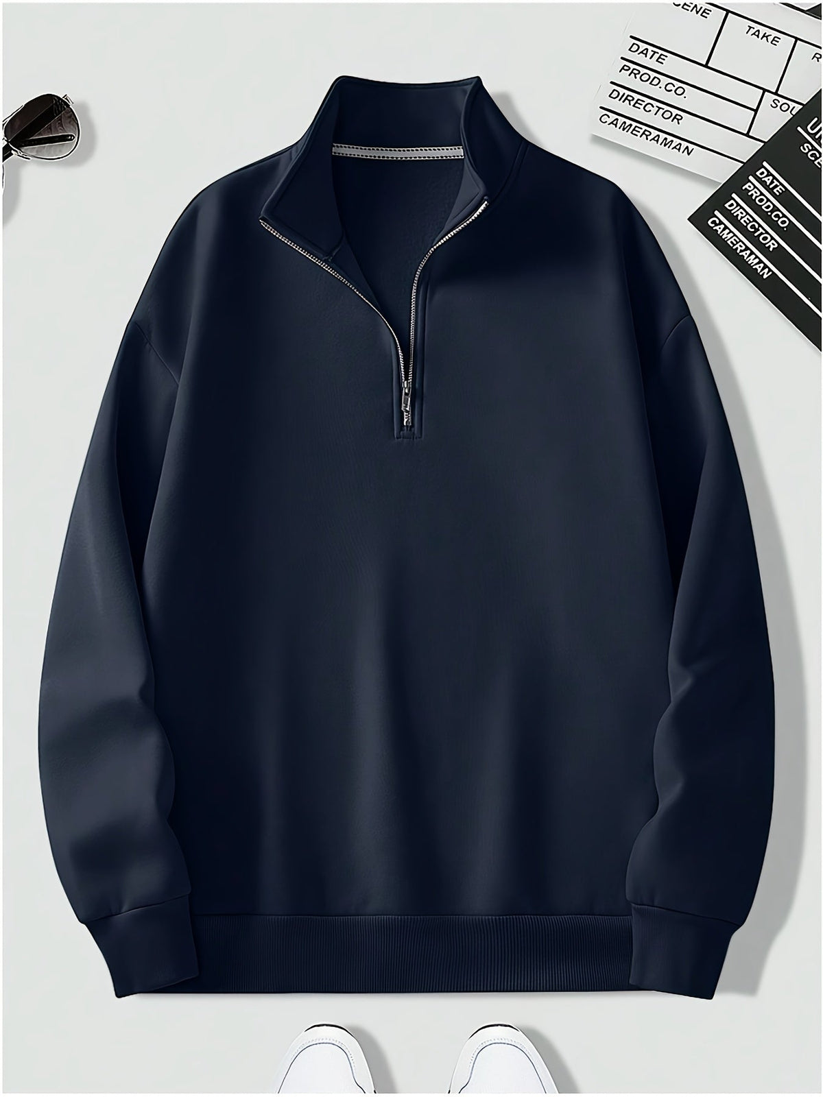 Vincent - Sweat Intemporel Oversize Col Montant