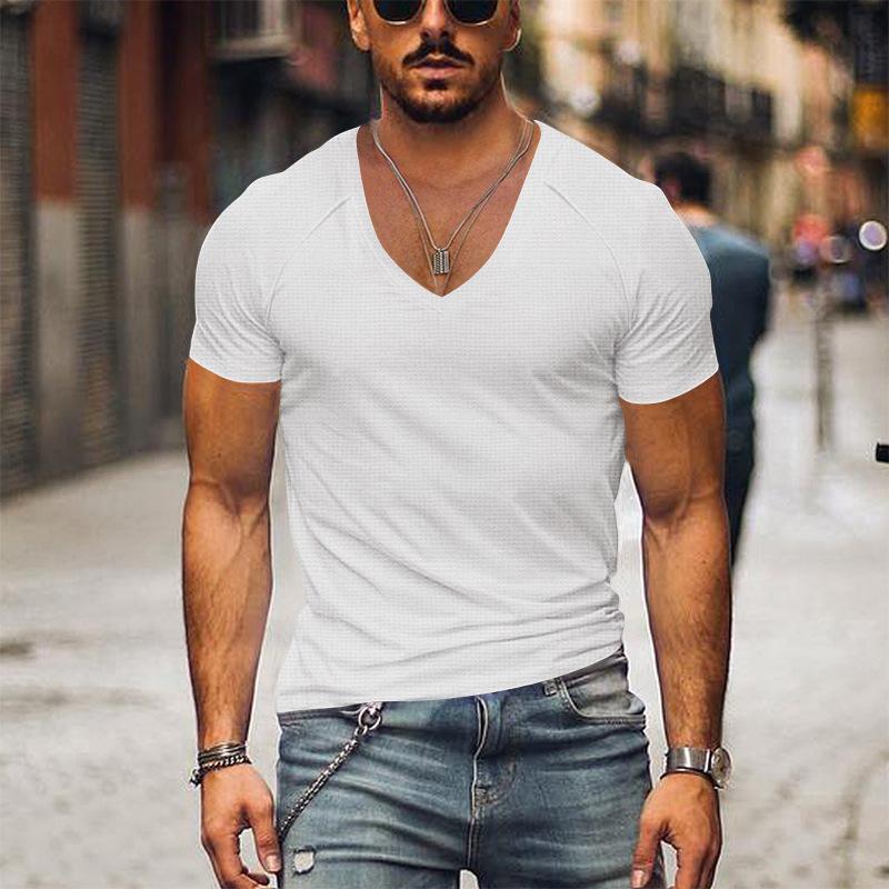 Yannick - T-Shirt Col V Confortable Homme