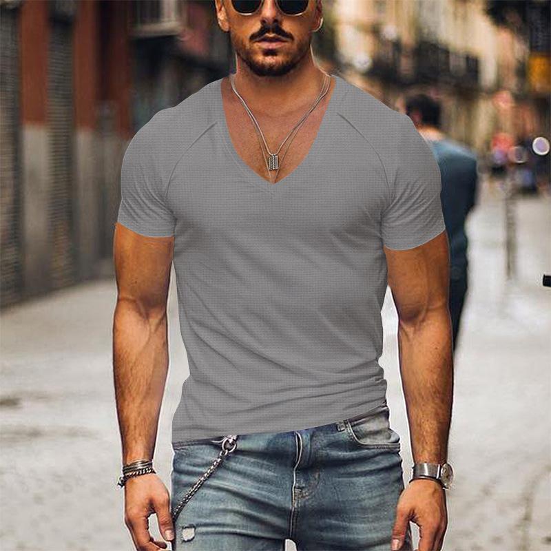 Yannick - T-Shirt Col V Confortable Homme