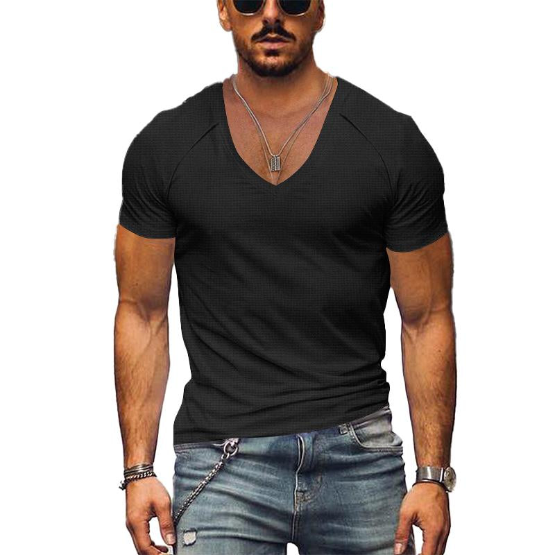 Yannick - T-Shirt Col V Confortable Homme
