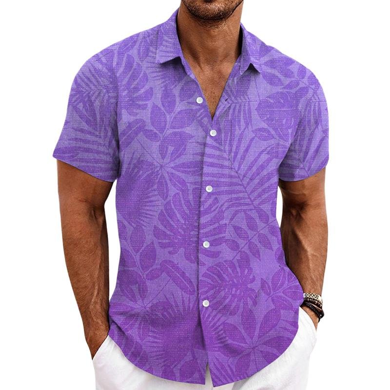 Hervé - Chemise Hawaïenne Manches Courtes Homme