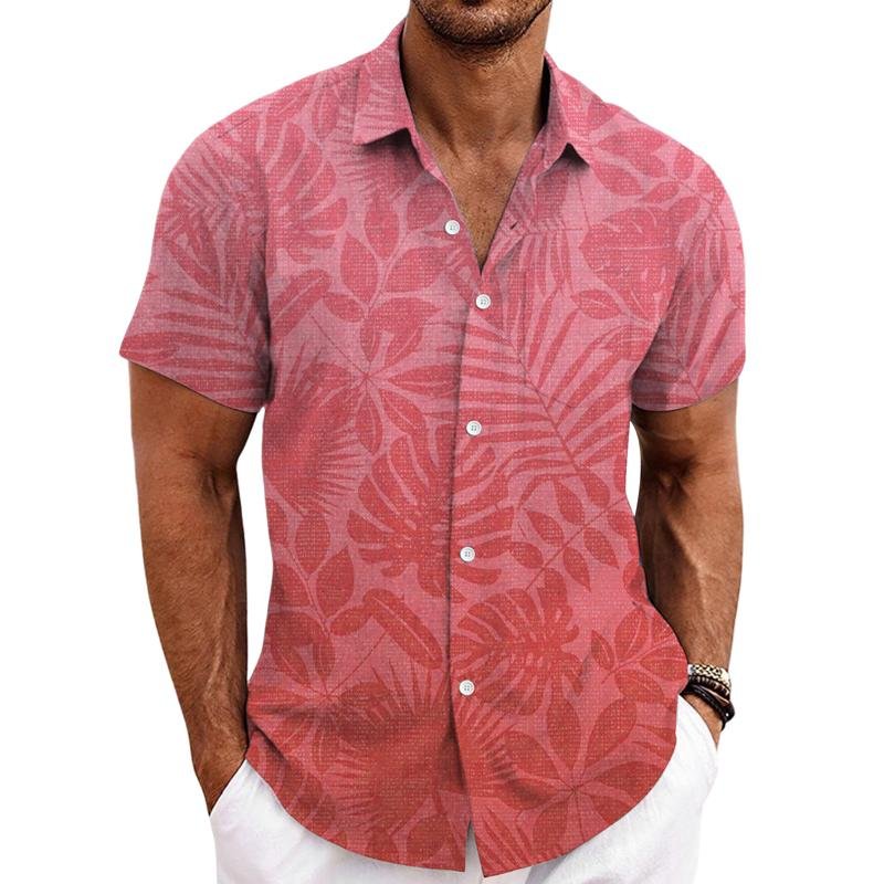 Hervé - Chemise Hawaïenne Manches Courtes Homme