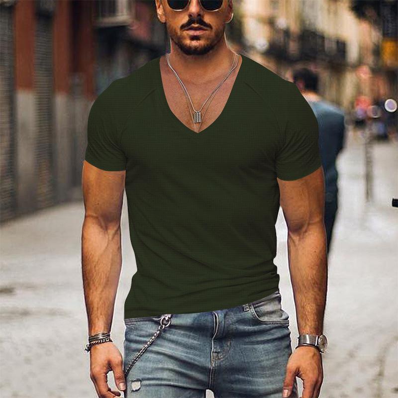 Yannick - T-Shirt Col V Confortable Homme
