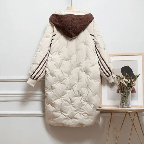 Danielle - Doudoune Chic Longue Zippée