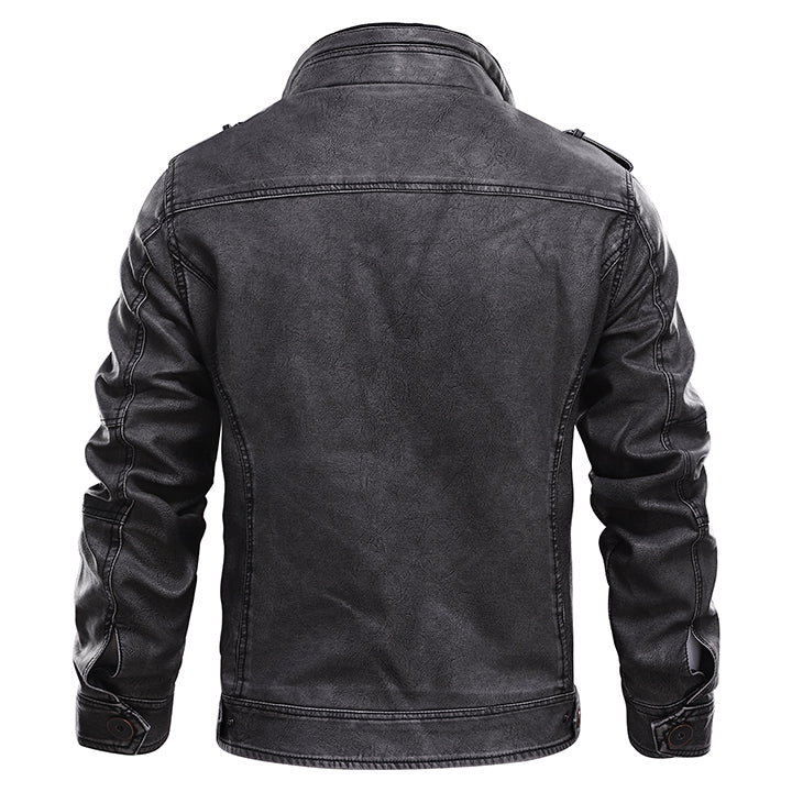 Nicolas - Veste Chic Motard à Capuche