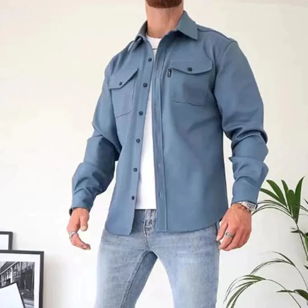Antoine - Veste Élégante Boutonnée Poches