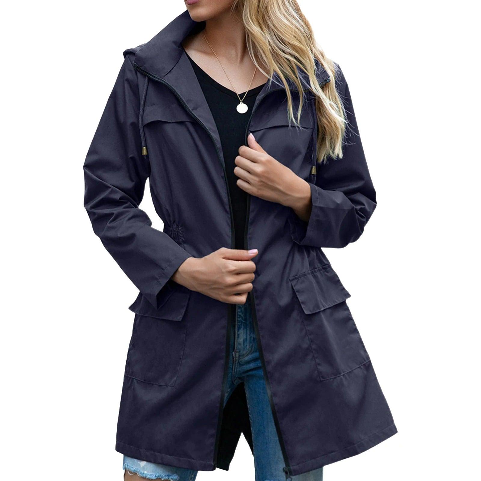 Louise - Veste De Pluie Automnal Avec femme