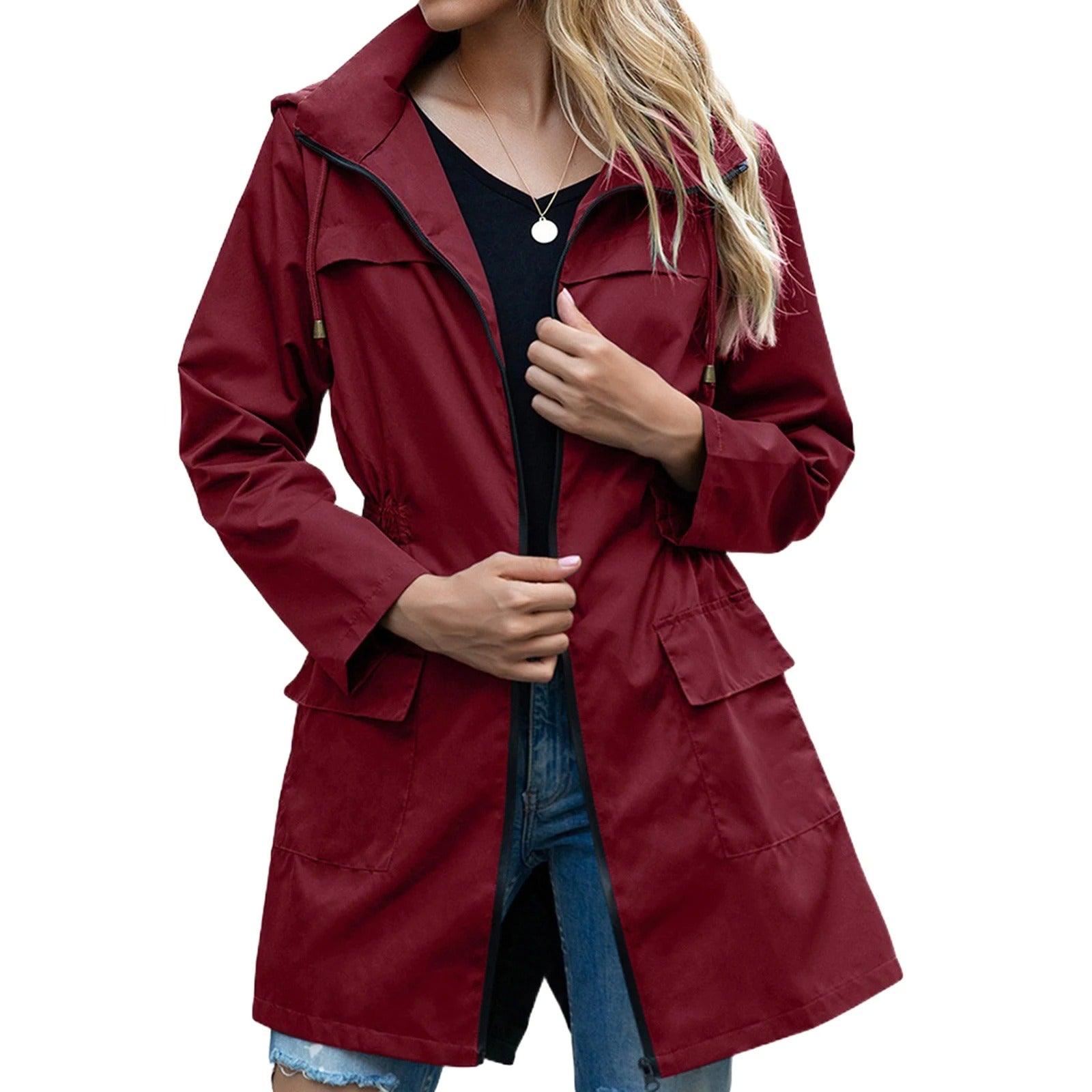 Louise - Veste De Pluie Automnal Avec femme