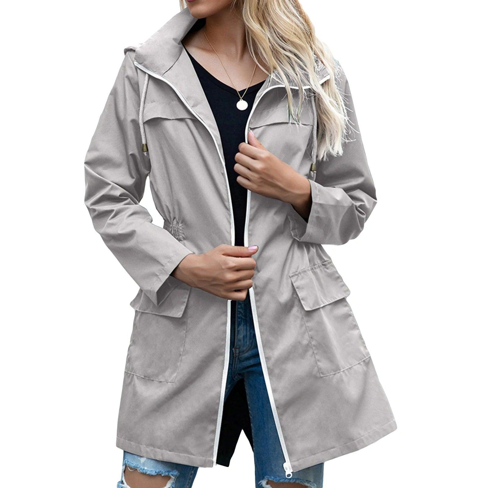 Louise - Veste De Pluie Automnal Avec femme