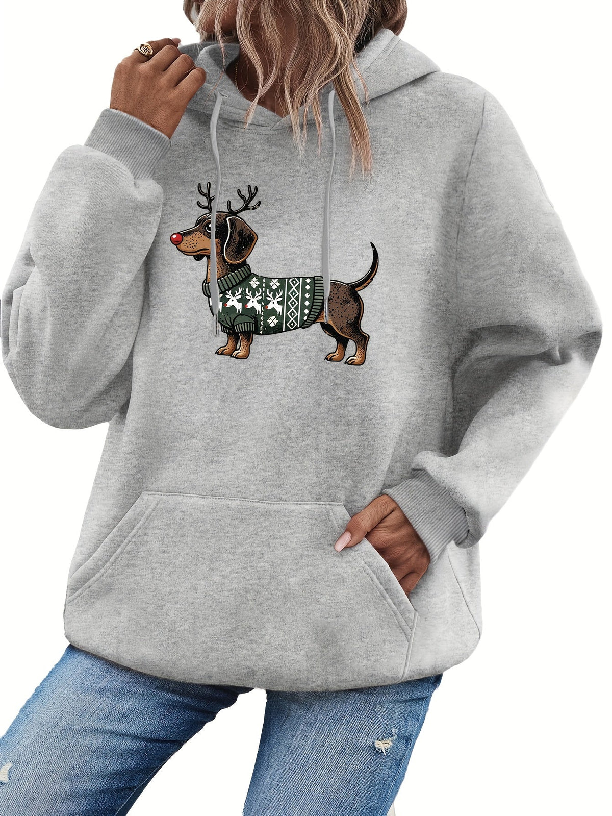 Camille - Hoodie Chic Oversize Imprimé