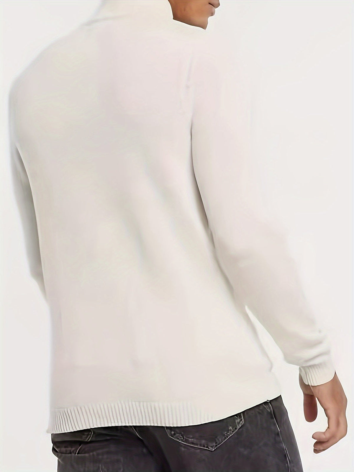 Marc - Pull Élégant Col Montant Zippé