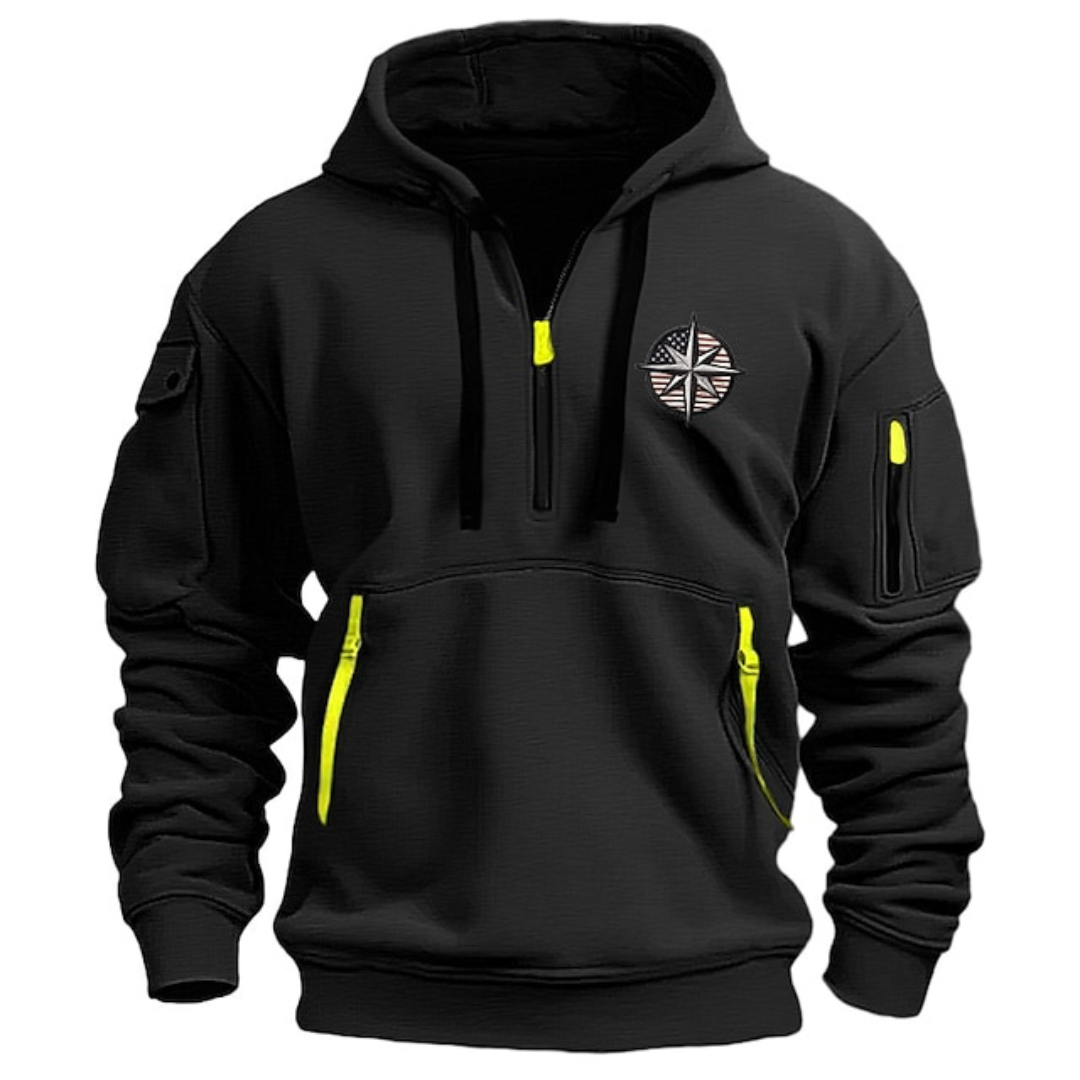 Nicolas - Hoodie Chic Zippé Multipoches