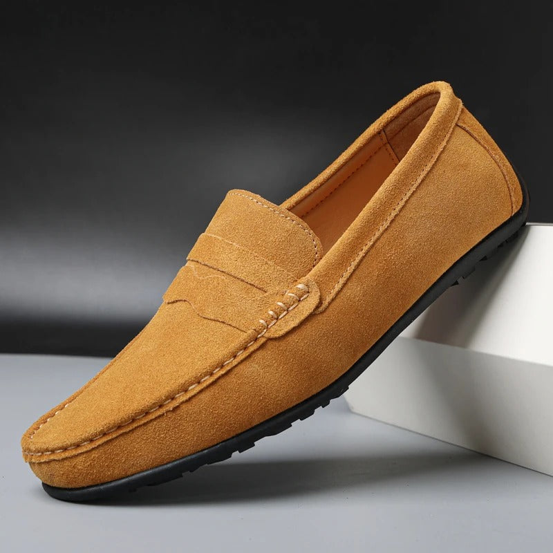 Julien - Mocassins Daim Raffinés Homme