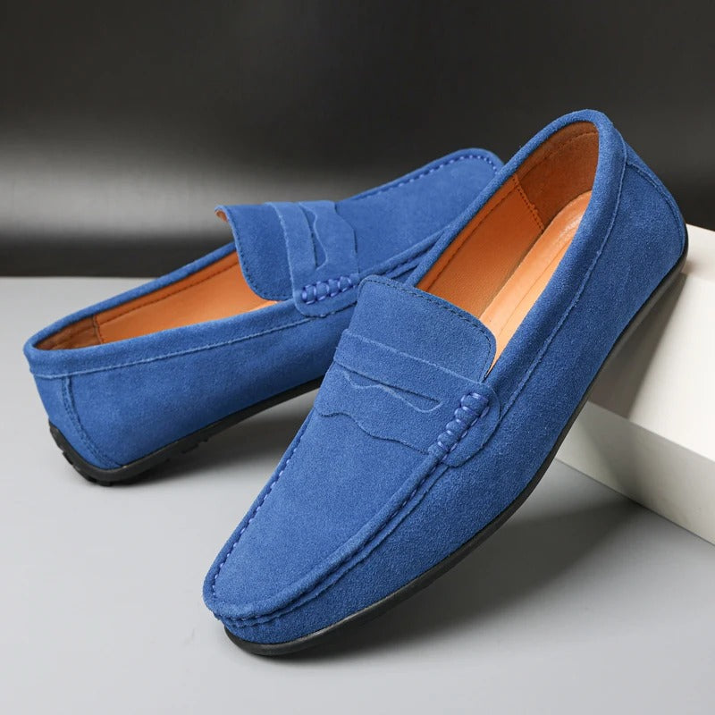 Julien - Mocassins Daim Raffinés Homme
