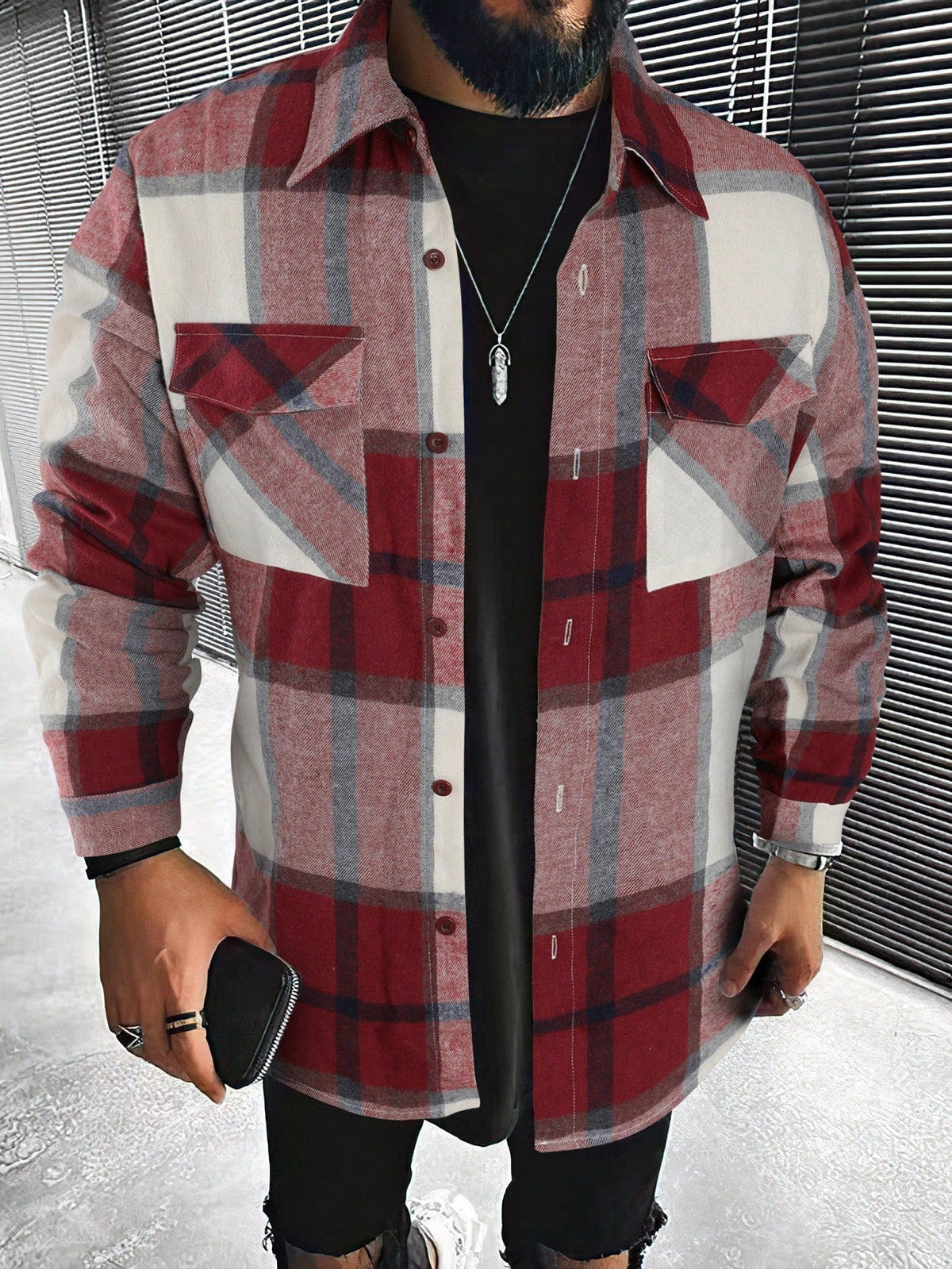 Laurent - Chemise Chic Oversize Imprimé