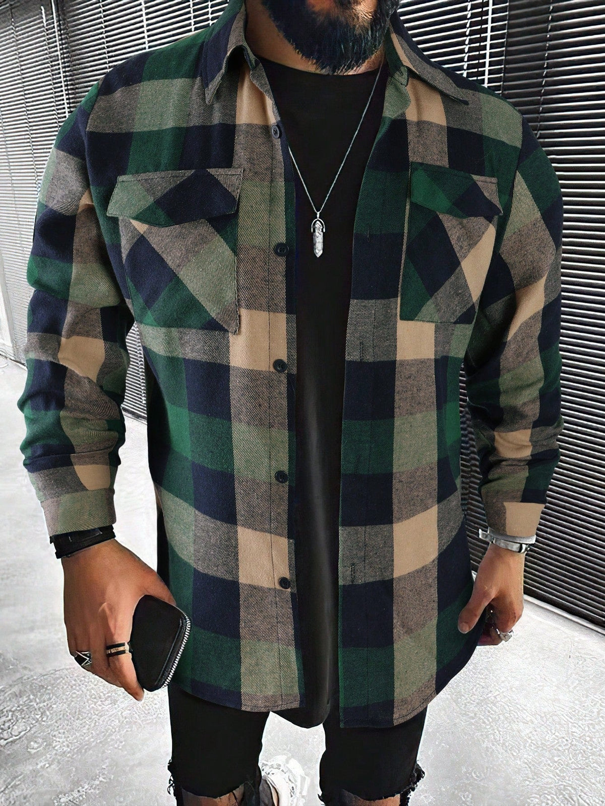 Laurent - Chemise Chic Oversize Imprimé
