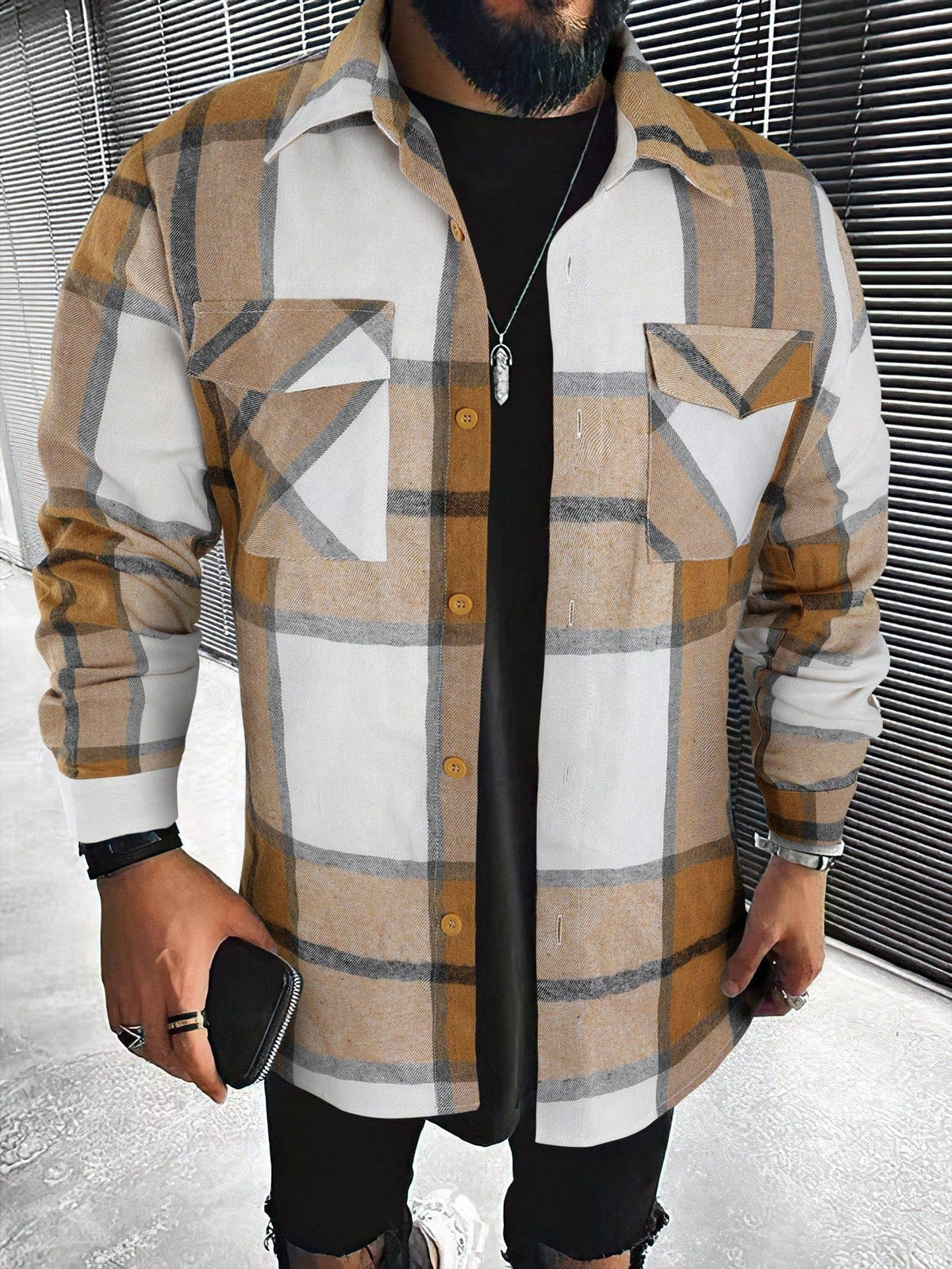 Laurent - Chemise Chic Oversize Imprimé