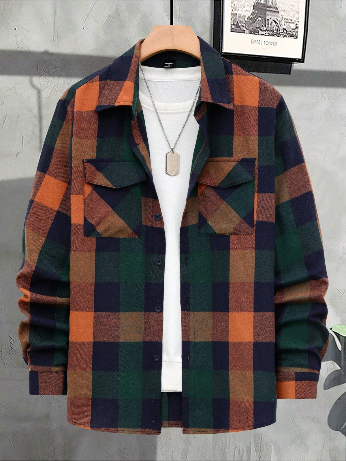 Laurent - Chemise Chic Oversize Imprimé