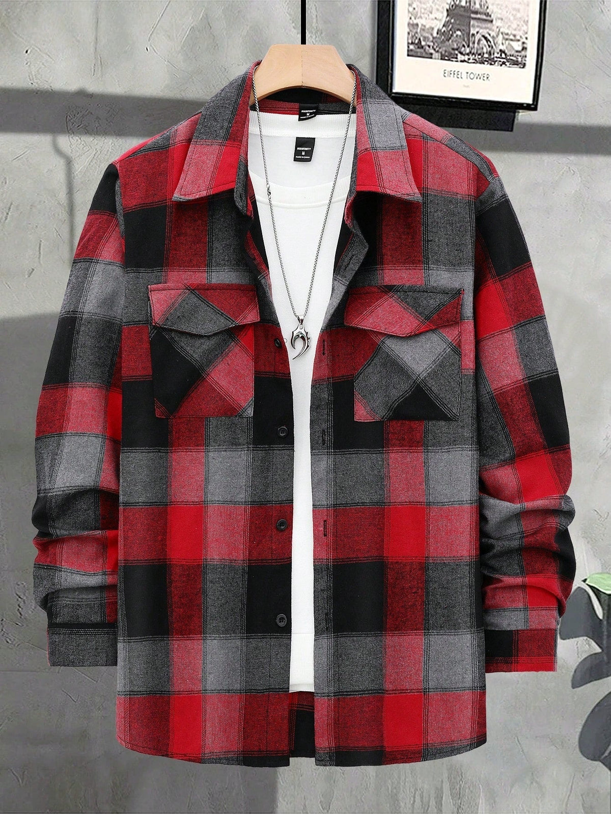Laurent - Chemise Chic Oversize Imprimé