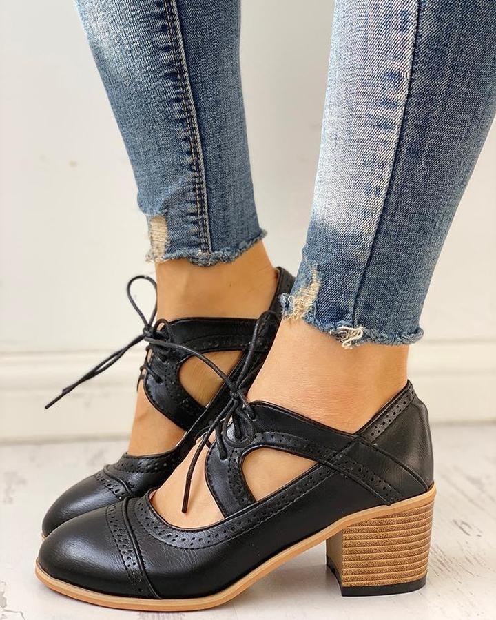 Béatrice - Chaussures orthopédiques - Talon stable, Femme