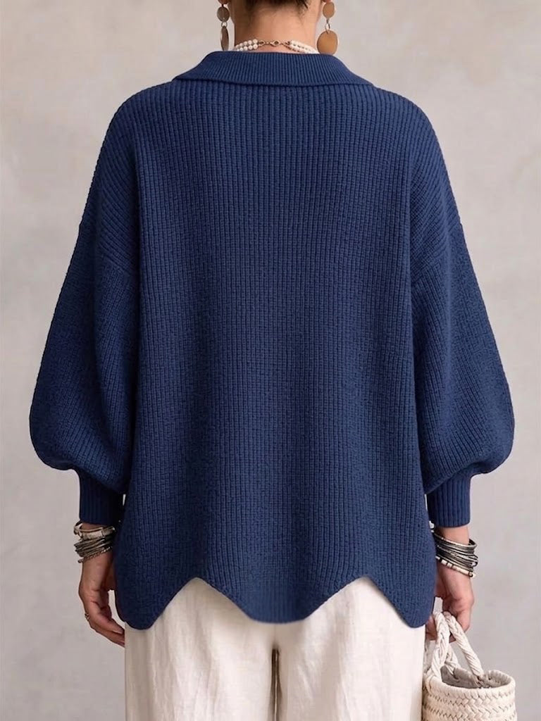 Caroline - Cardigan Élégant Oversize Gros Boutons