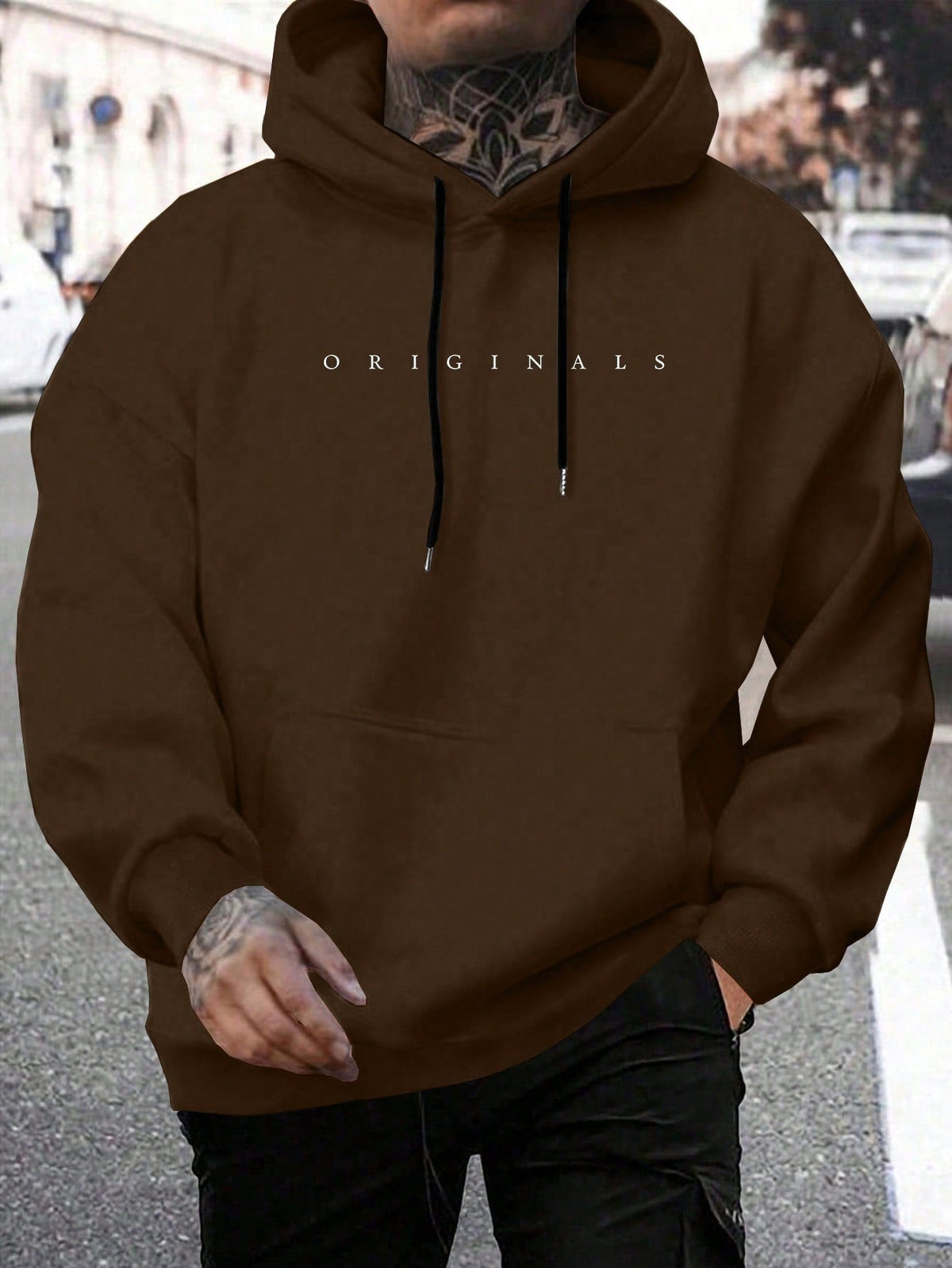 Nicolas - Hoodie Chic Oversize Imprimé