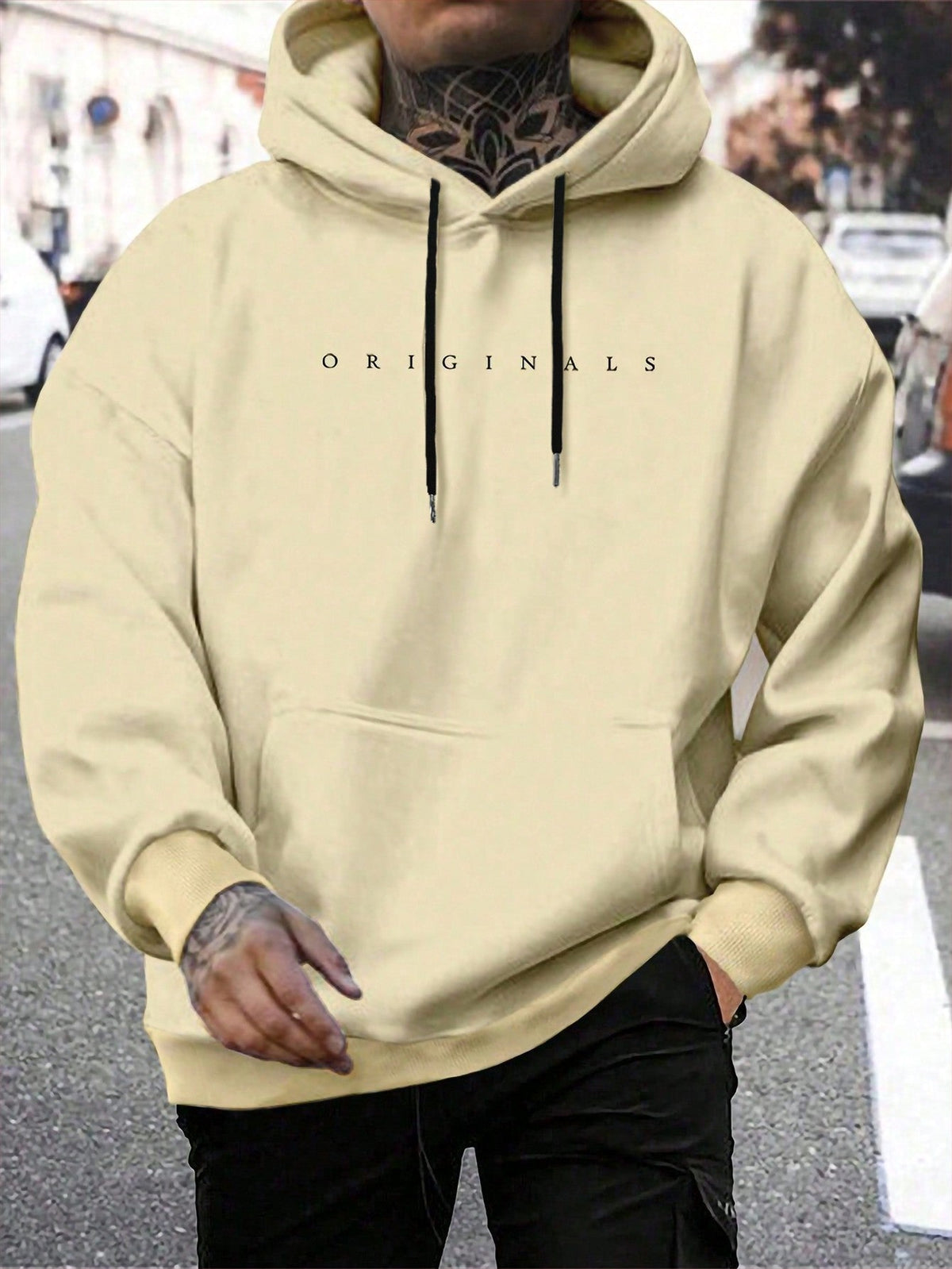 Nicolas - Hoodie Chic Oversize Imprimé