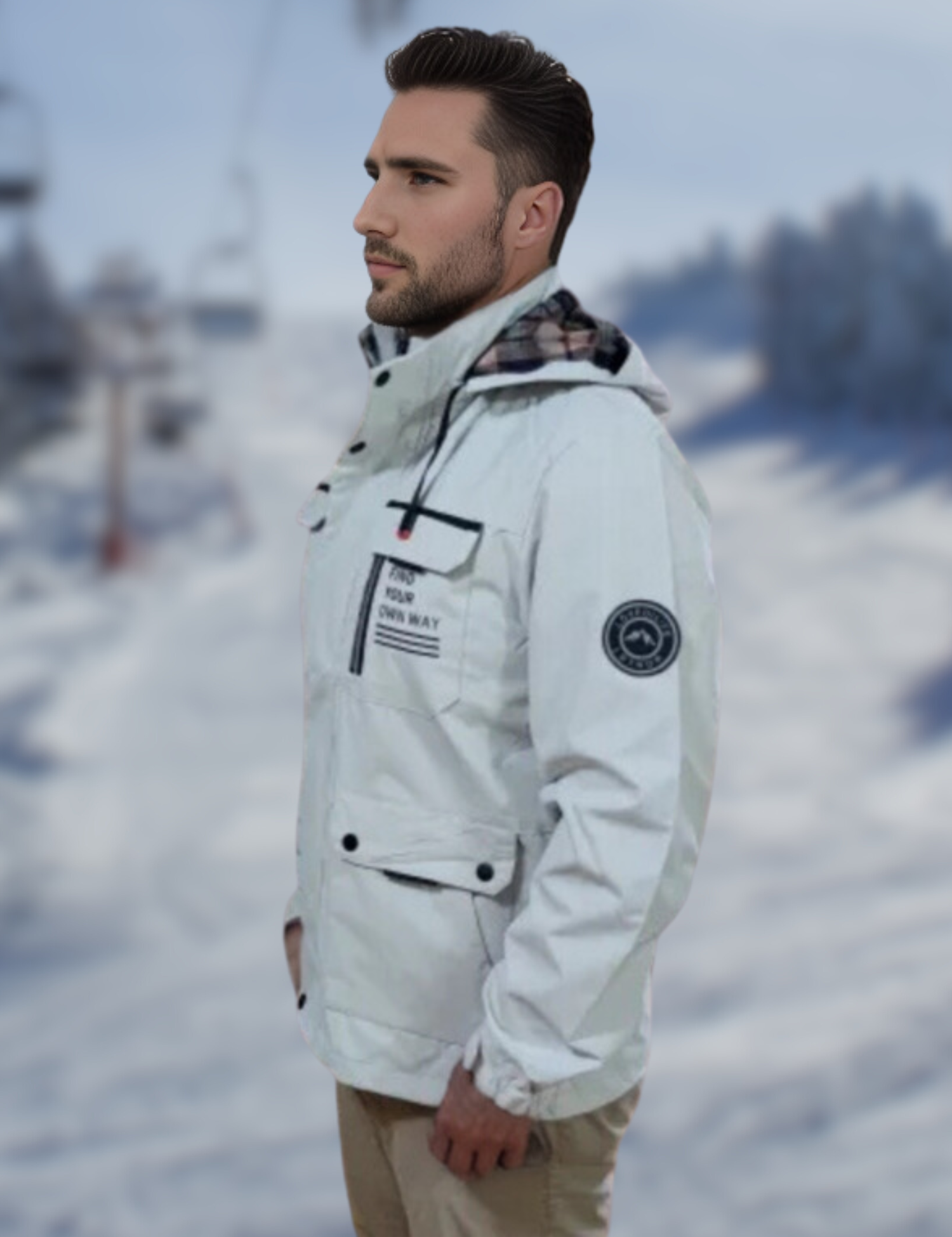 Jules - Homme Blouson Outdoor Étanche