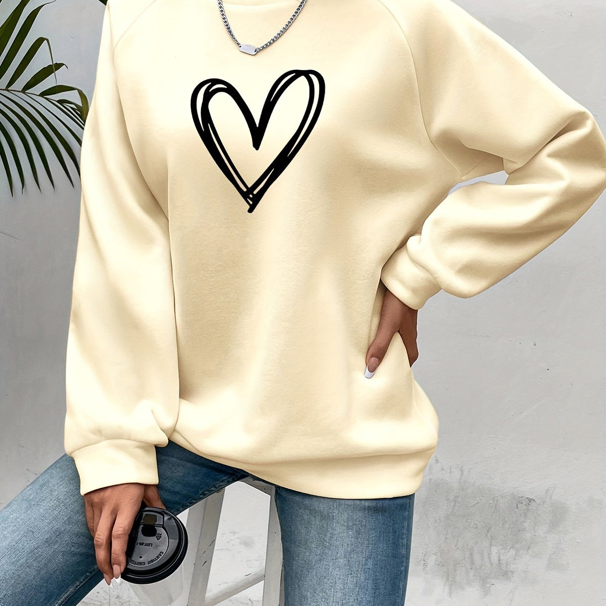 Manon - Sweat Féminin Oversize Imprimé