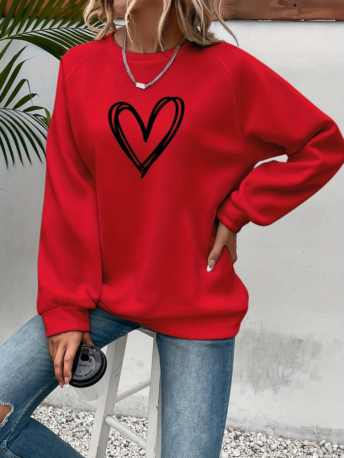 Manon - Sweat Féminin Oversize Imprimé