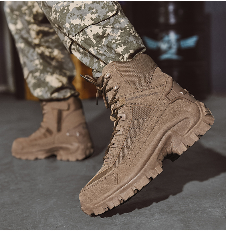 Pierre - Bottes Militaires Imperméables Homme