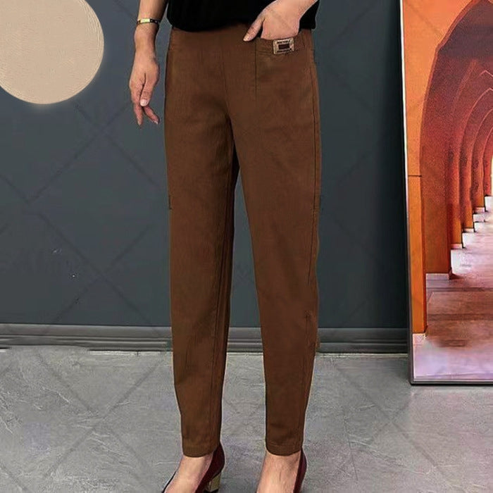 Nathalie - Pantalon Coton Fluide