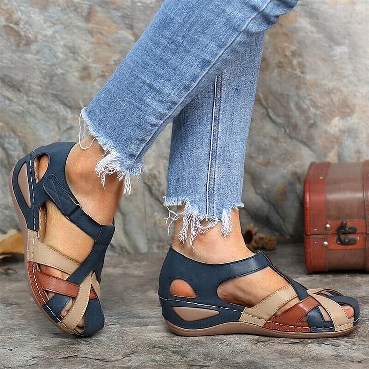 Aurélie - Mocassins orthopédiques en cuir - Touche luxe - Femme