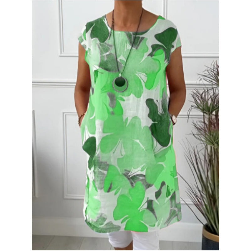 Robe Tunique Femme Fleurie - Diane