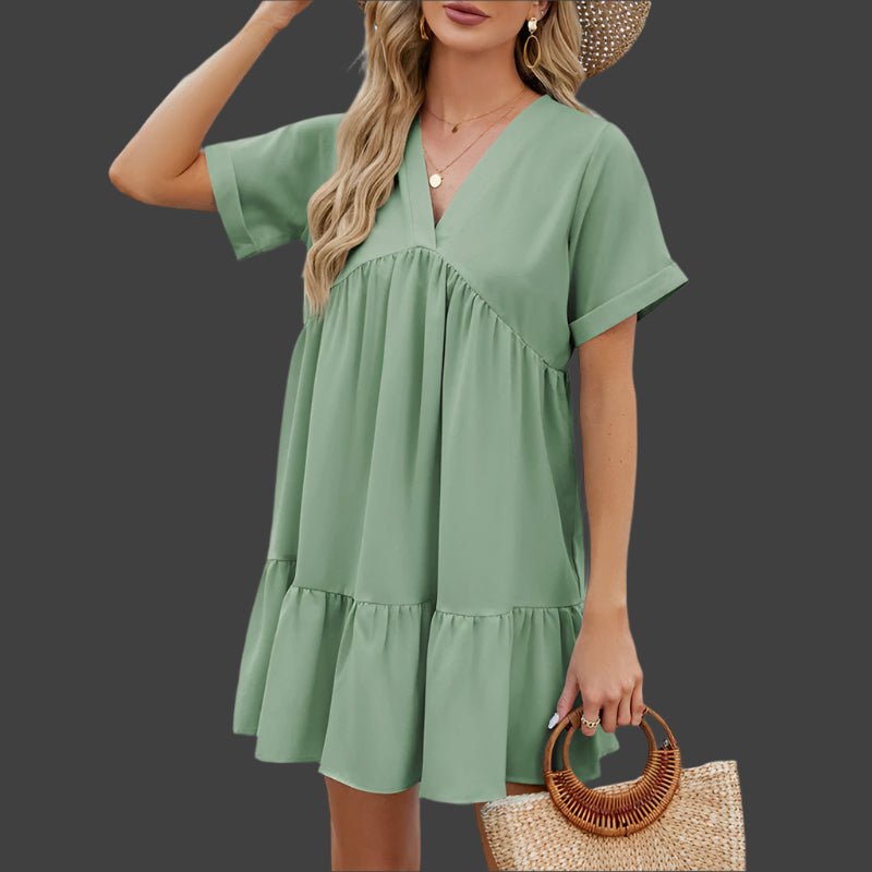Sophie - Robe Mini Fluide D'Été