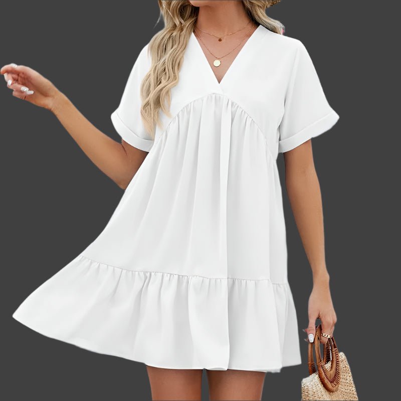 Sophie - Robe Mini Fluide D'Été
