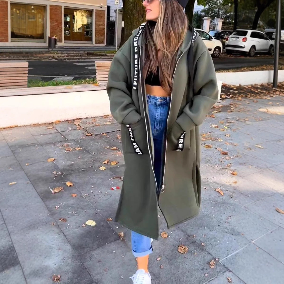 Juliette | Sweat à Capuche Chic Long Oversize