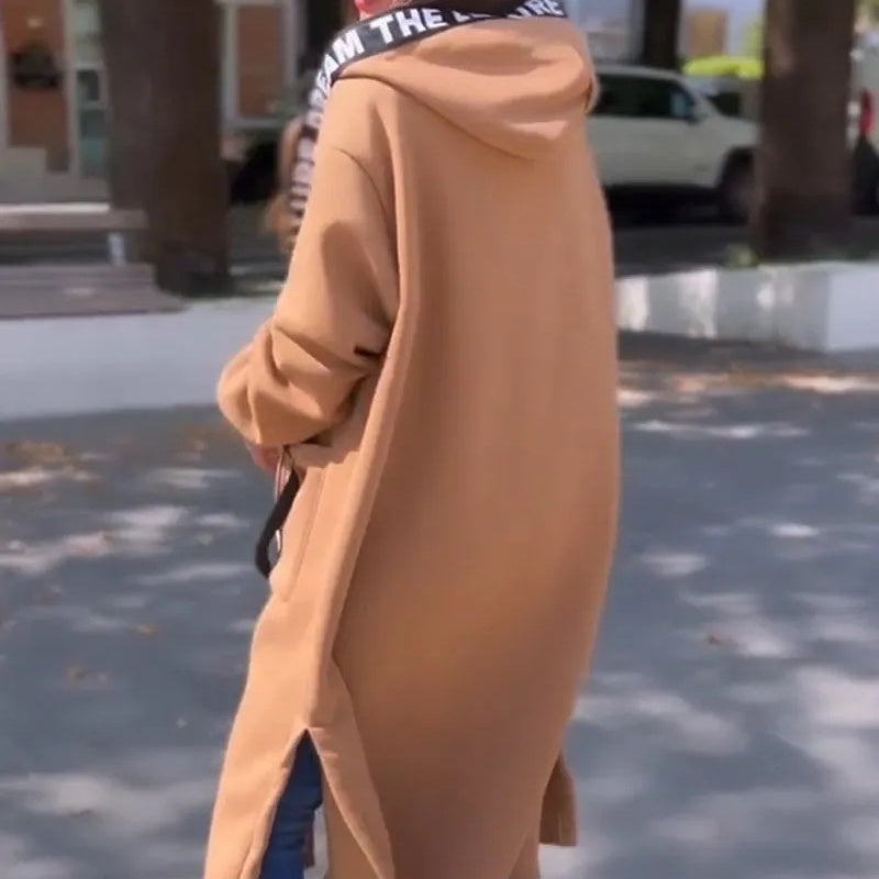 Juliette | Sweat à Capuche Chic Long Oversize