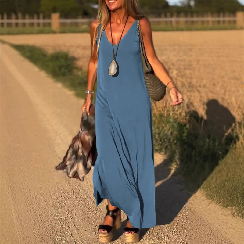 Marie - Robe Maxi Fluide D'Été